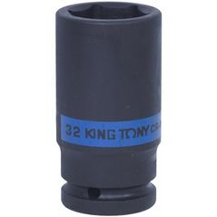 Set de tubulare, bite, duze King Tony 643532M Cheie tubulară de impact adâncă, 3/4" 32 mm