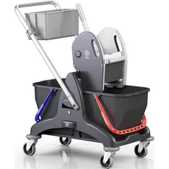 Аксессуар для уборки IPC Euromop Carr00234  Вis black trolley 2x15 L