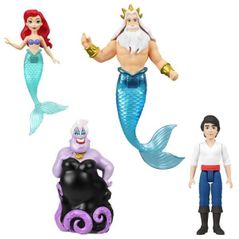 Păpușă Disney JHG84 Ariel și prietenii