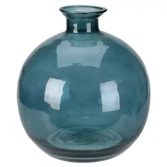 Ваза Holland 50913 стеклянная Carly H17сm, D15cm цветная