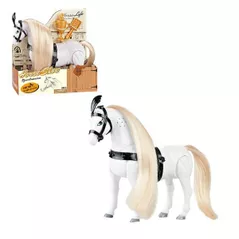 Игрушка Essa 107A Cal pentru călărie cu accesorii, cu coamă albă