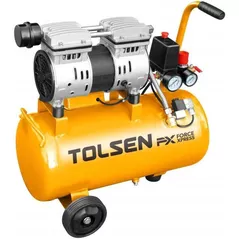 Компрессор Tolsen 24l fara ulei (73135)