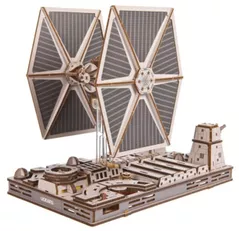 Puzzle Ugears Modelul TIE-fighte