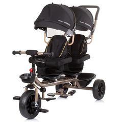 Bicicletă-cărucior Chipolino TRKHH0231EB Hip Hop ebony трицикл для близнецов