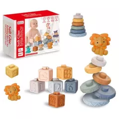 Конструктор Optmarket 202143362 Пирамидка тактильная