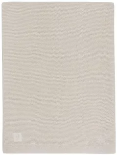 Lenjerie de pat pentru copii Jollein 516-522-68120 Paturica Basic Knit Oatmeal, 100x150cm