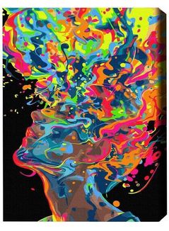 Tablou pe numere BrushMe BSB0030FC (fără cutie) O explozie a creativității