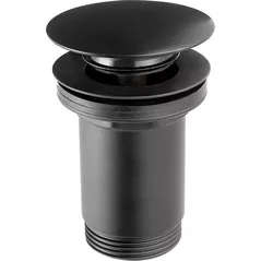 Донный клапан Ferro S285-BL-B 1 1/4" Black