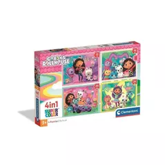Puzzle Clementoni Puzzle 4in 1 Gabby's Dollhouse 2026 (21752)