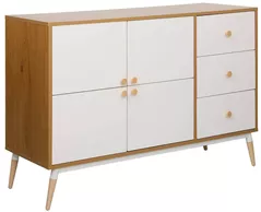 Комод Deco Marani 120x40x81H Oak/White