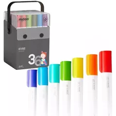 Набор для творчества Mideer MD1301 Set de markere semitransparente cu vârf dublu, 36 culori