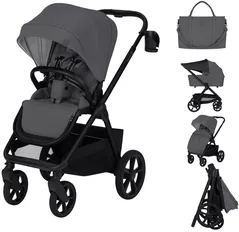 Сărucior pentru copii Lionelo Carucior 2in1 Carmine Grey Stone
