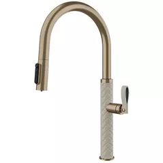 Bateria bucătărie Gessi 60934-432 Crème/Finox Br Nickel