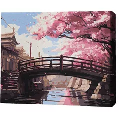 Картина по номерам BrushMe RMG0022FC 30x40сm (fără cutie) Înflorirea sakurei