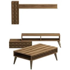 Стенка Trendy Planeta Орех, Орех (комплект мебели для гостиной) (GTR001257)
