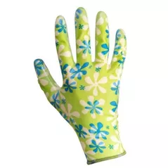Îmbrăcăminte de lucru Lahti Pro 7503262 Mănuși poliester cu protecţie nitril, verzi, M (12per-BL), L220408K