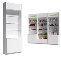 Тумба Indart Vitrina 06 (80x30x230)