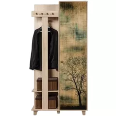 Mobilă pentru antreu Trendy Garmanto 90-729, Stejar Sonoma, 90x192x36cm (GTR005933)
