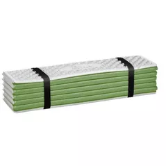 Saltea camping Nils NC17103 Camp XPE 195cm cu strat de aluminiu, verde