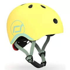 Cască de protecție Scoot&Ride 96390 Lemon (cu sistem de reglare), XXS-S, 1+ ani