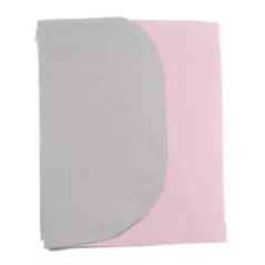 Textile de casă PernaMea Fata de Perna pt gravide forma-C, Uniton Gri-Roz (PM.100248/1)