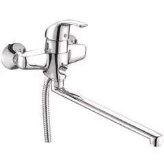 Смеситель для ванны Silvera MPN2207, cu pipa lunga, 30F, crom, Roca