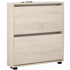 Raft pentru încălțăminte Mobildor-Lux Leo Slim 70x16x86H cm Sonoma