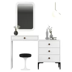 Туалетный столик Trendy Lizbon 549-Alb 124x84x40cm