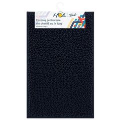 Коврик для ванной Hydro S 0440204 din chenila cu fir lung, negru, 50x80cm