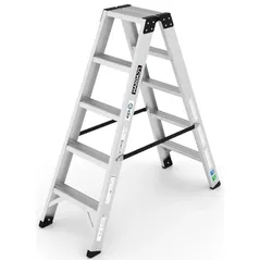 Лестница Cagsan EVR-PRO5 двухсторонняя стремянка, 2x5 ст, H=1.37m, макс.нагрузка150kg