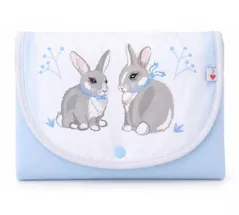 Аксессуар для пеленания Veres 427.3 Матрасик для пеленания дорожный (57x60) Summer Bunny blue