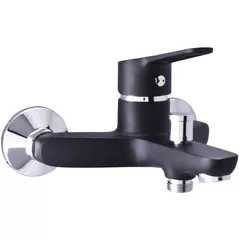 Смеситель для ванны Rubineta UNO-10 BK (N10061)