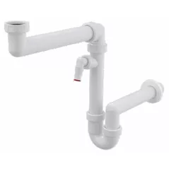 Sifon pentru chiuvetă bucătărie Alcaplast A872P 1 1/2" 40 со штуцером