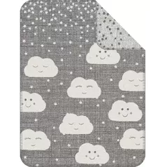 Плед s.Oliver 1181/800 Jacquard decke Junior 75x100 Grey