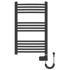 Полотенцесушитель Avonflow Avalon 500x800 500W, сталь, правое подключение, черный мат