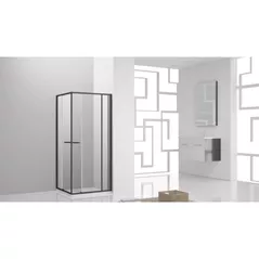 Cabină de duș miscellaneous GRSF 80x110x200 MATTE BLACK 8mm