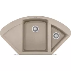 Chiuvetă bucătărie Elleci EASY CORNER (1057x575 mm) 51 avena