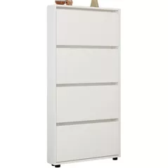 Полка для обуви Mobildor-Lux Leo Slim 60x16x164H cm White