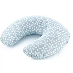 Pernă pentru gravide și mame care alăptează BabyJem 082 2  în 1 Nursing Pillow Albastră