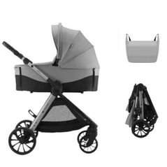 Детская коляска KinderKraft 2в1 Vesto 2 KSVEST02GRY2000 Gray