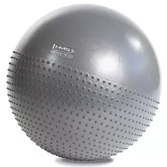 Dispozitiv de masaj mecanic HMS 6161 Minge gimnastica masaj d=65 cm cu pompa gri (17-42-185)