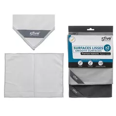 Аксессуар для уборки 5five 51991 Набор тряпок микрофибра Cleaning 30х40cm, 2шт
