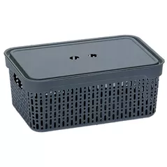 Короб для хранения Promstore 57115 Morsetta XL, 39.3x30x13cm, antratit
