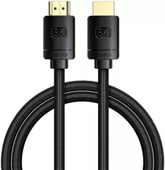 Cablu pentru AV Baseus CAKGQ-J01 HDMI to HDMI, V1.4, High Speed, 8K@60Hz 1M, High Definition Series, Black