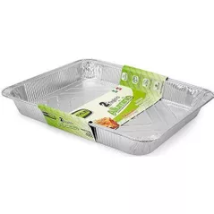 Форма для выпечки GioStyle 51540 Формы алюминиевые 12 порций 90µm, 2шт,39.5x33x4.7cm