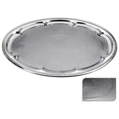 Tavă de bucătărie Excellent Houseware 24655 металлический овальный 46x34cm