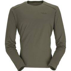 Îmbrăcăminte sport Rab Tricou barbati Force LS Tee Light Khaki M (QBL-07-LKH-MED)