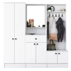 Mobilă pentru antreu Trendy M2-1558, 179x182x37cm (GTR001426)