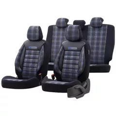 Husă pentru auto Pigeon Set OTOM GTI Sports albastru GTI-804 2+1