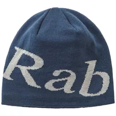 Îmbrăcăminte sport Rab Caciula Logo Beanie Tempest Blue/Light Zinc (QAB-39-TLZ-ONE)